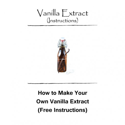 Vanilla Extract Instructions
