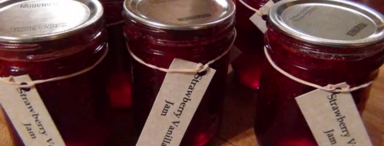 Strawberry vanilla jam main